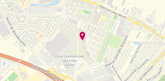 Plan de Yves Rocher, Avenue Frais Fonds, 62219 Longuenesse