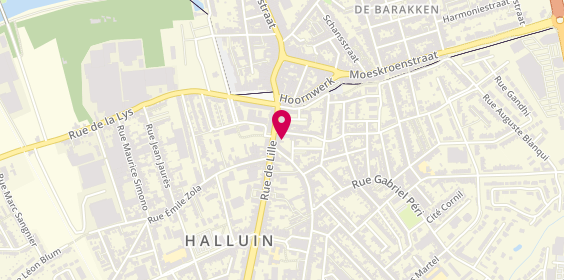 Plan de Parfumerie April Halluin, 25 Rue de Lille, 59250 Halluin